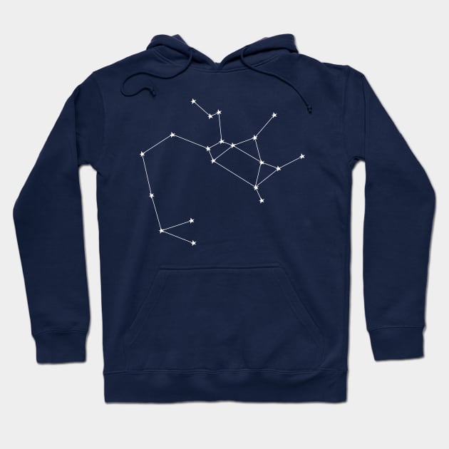 Sagittarius Constellation Hoodie by JevLavigne